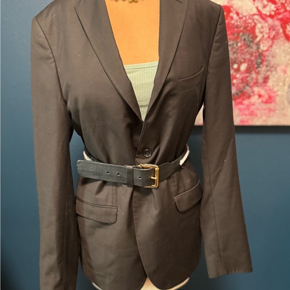 Umberto Bocci Men's Classic Black Blazer - Picture 6 of 11